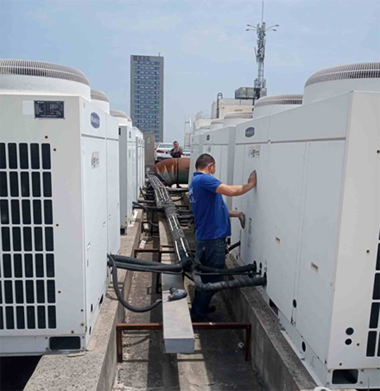 南开中央空调制热和不制冷系统维修方法